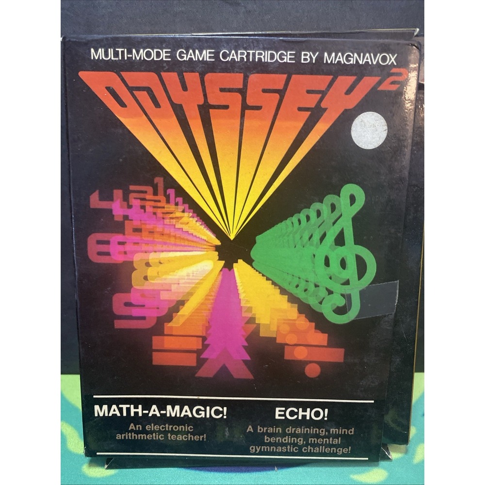 Magnavox Odyssey 2 Game - Math-A-Magic / Echo - Complete W/ Box & Manual